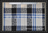 Cotton yarn-dyed figured cloth